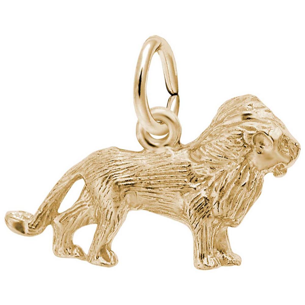 Rembrandt Charms Lion Charm with Lobster Clasp