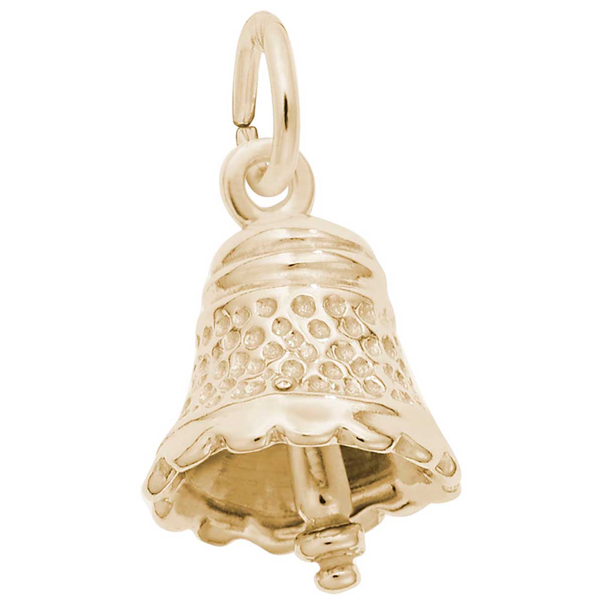 Rembrandt Bell Charm, 10K Yellow Gold