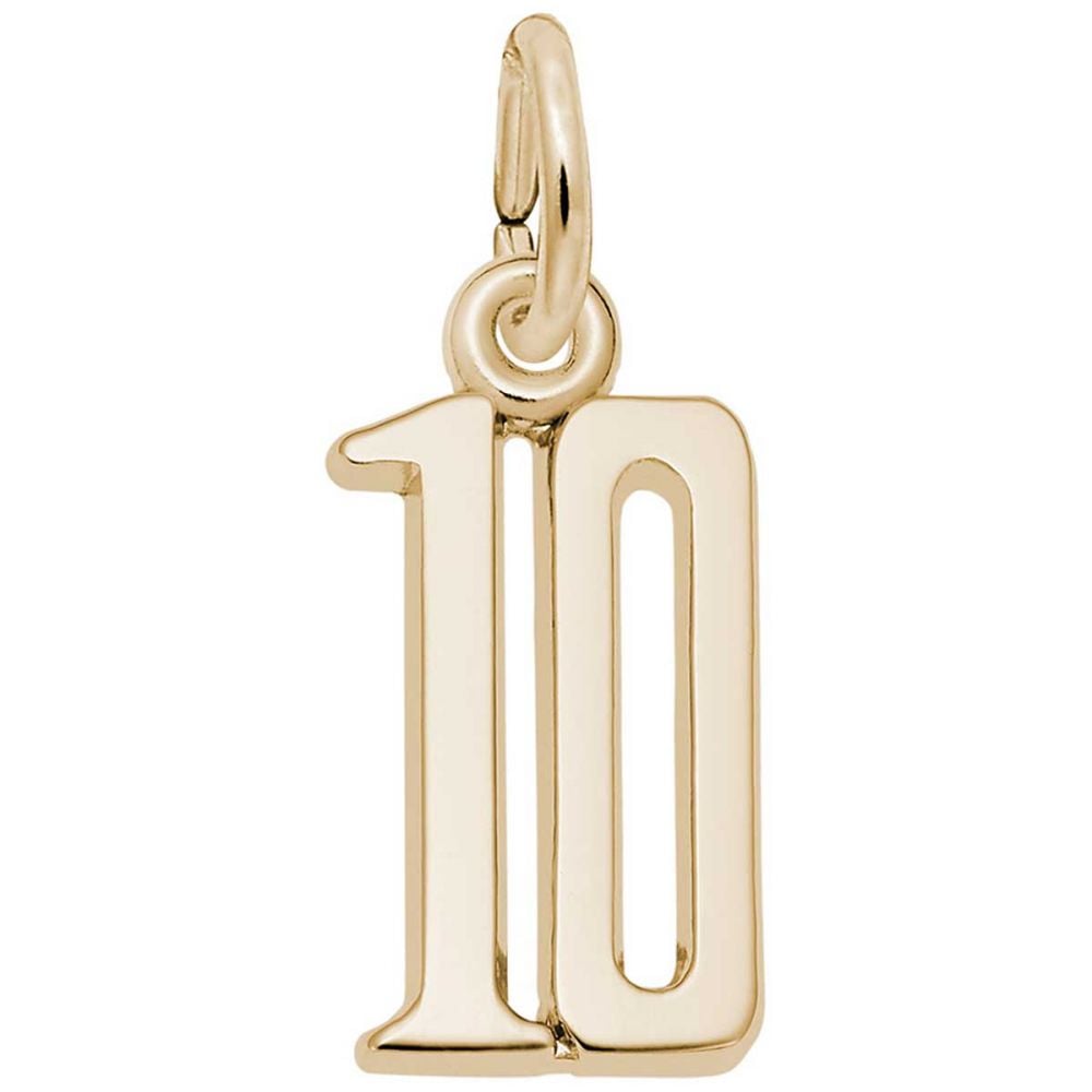 Number 89 Pendant Digit Eighty Nine Charm Numeral Polished Sterling Silver