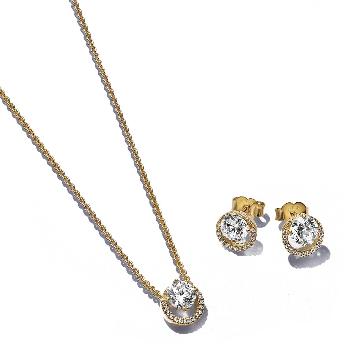 Pandora Sparkling Round Halo Jewelry Gift Precious Accents,