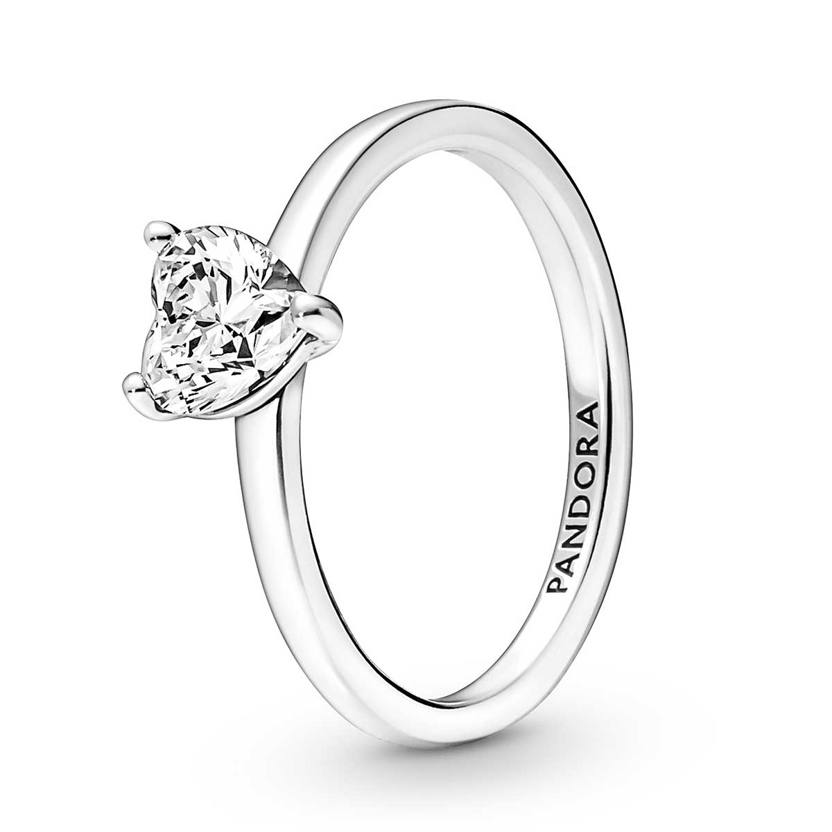 Pandora Sparkling Heart Solitaire Ring: Precious Accents, Ltd.