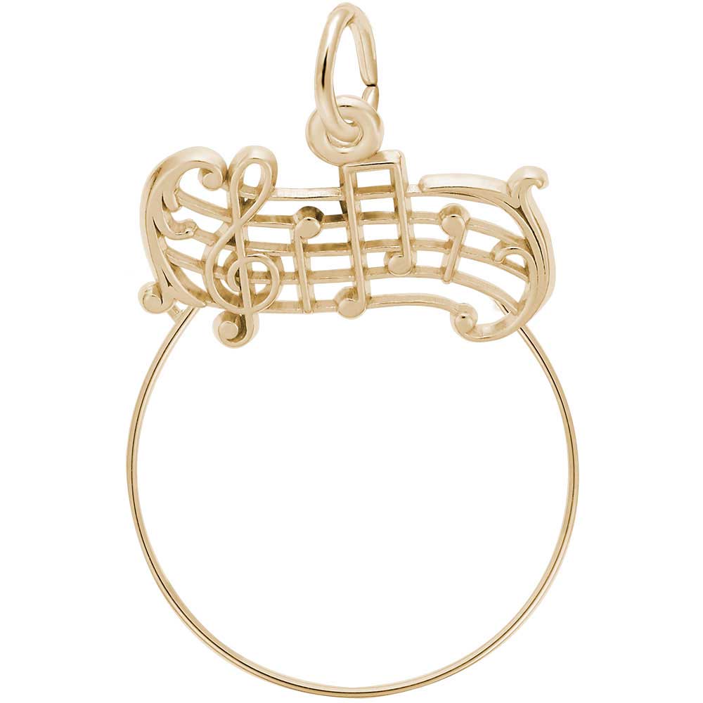 Rembrandt Charms Number 43 Charm 10K Yellow Gold 