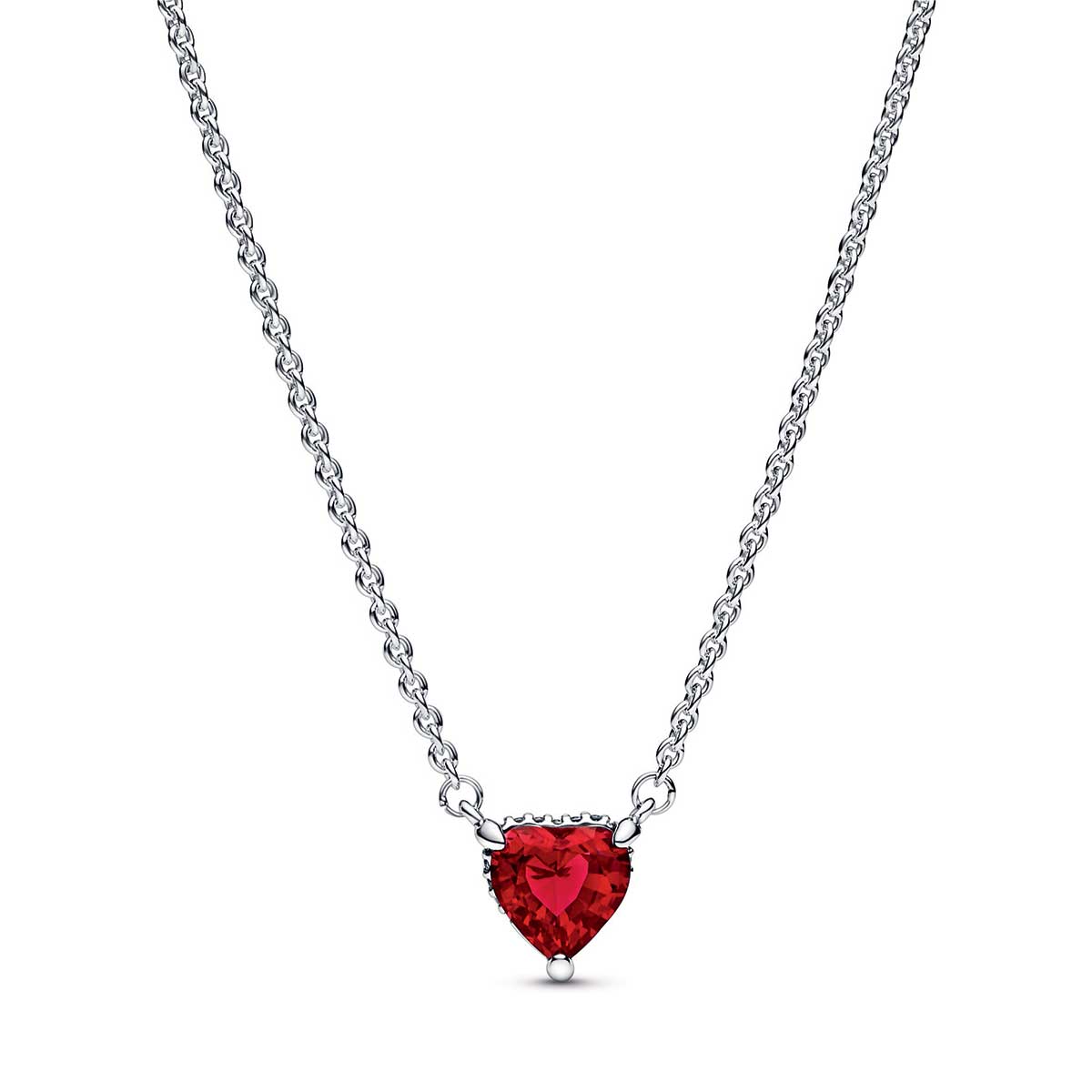 mål elite Lykkelig Pandora Sparkling Heart Halo Pendant Collier Necklace: Precious Accents,  Ltd.