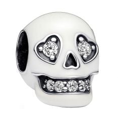 Pandora Glow-in-the-dark Sparkling Skull Charm
