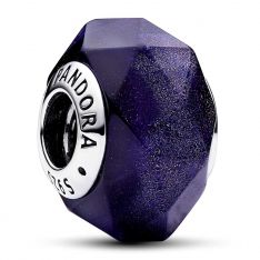 Pandora Faceted Blue Murano Glass Charm