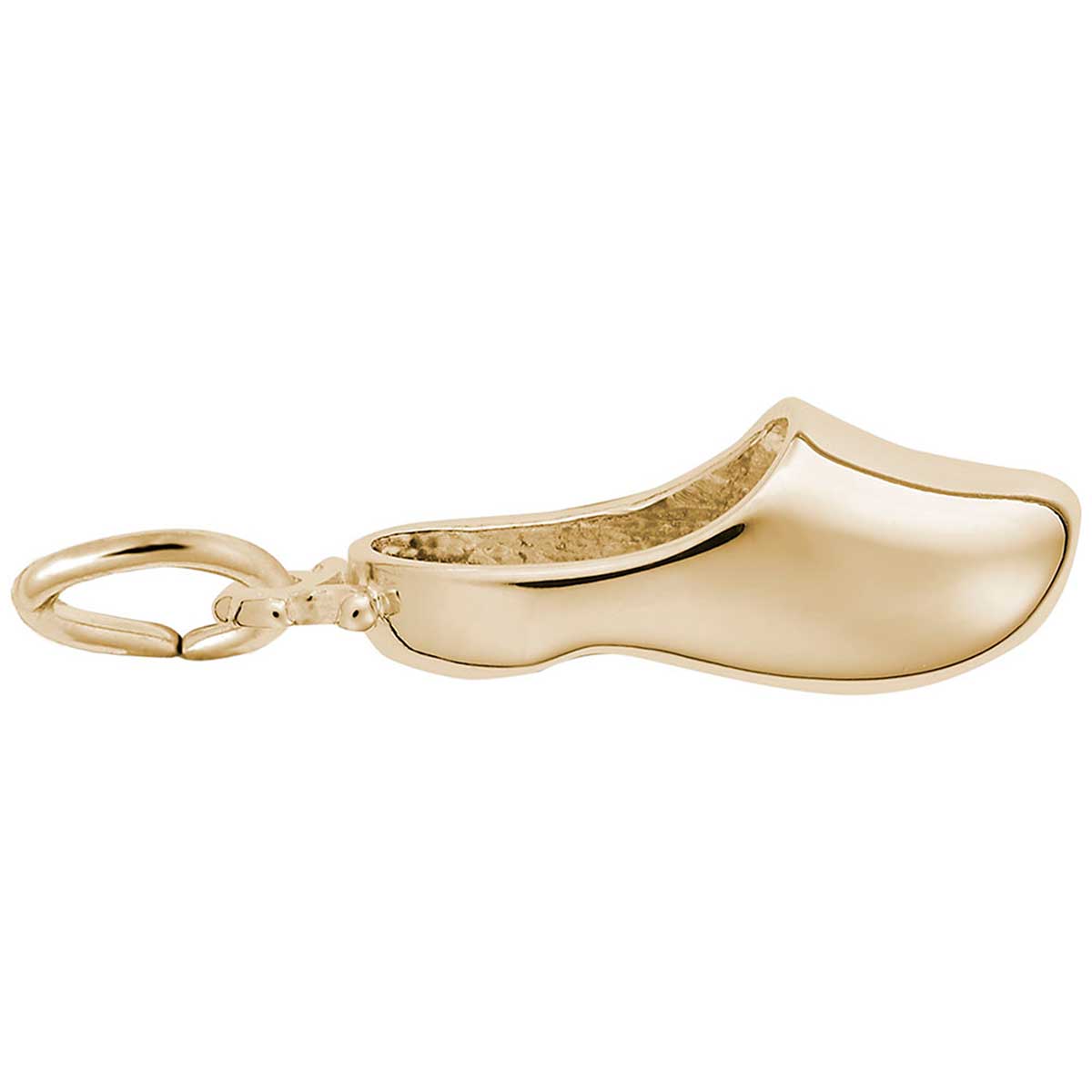 Rembrandt Charms Dutch Shoes Charm with Lobster Clasp 10K Yellow Gold 