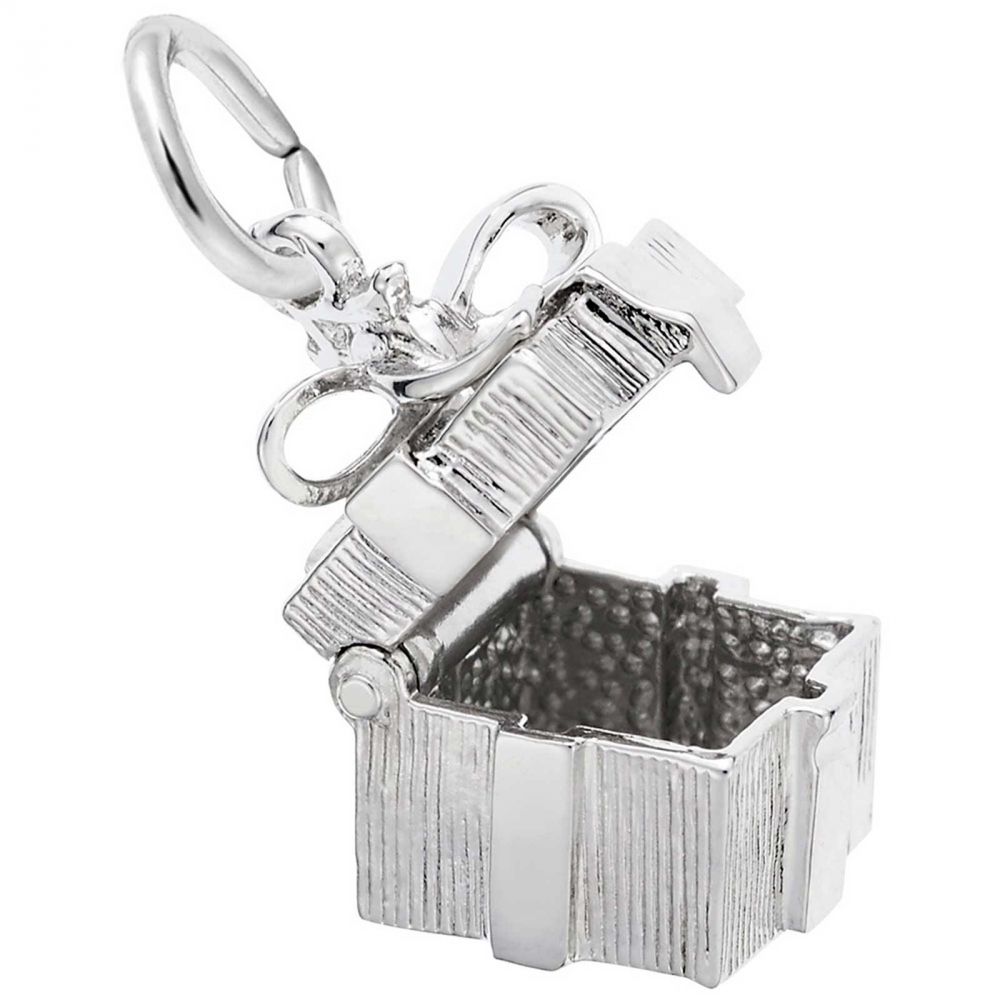 Rembrandt Charms Two-Tone Sterling Silver Yorkshire Charm on a Sterling Silver 16 18 or 20 inch Rope Box or Curb Chain Necklace