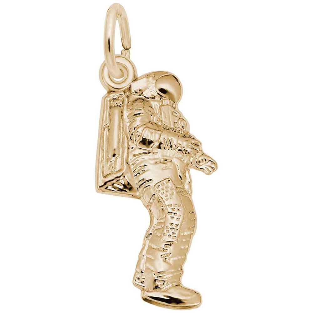 Rembrandt Astronaut Charm, 14K Yellow Gold