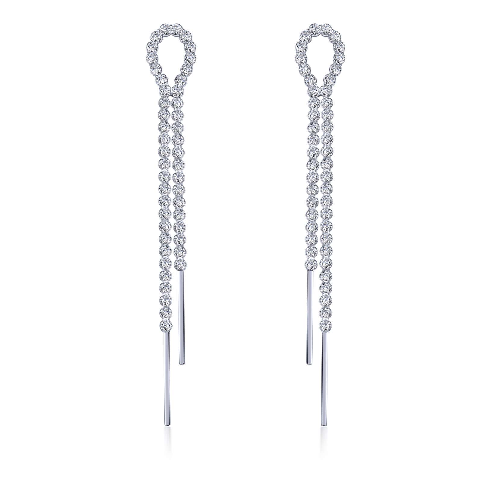 Lafonn Long Linear Dangling Earrings: Precious Accents, Ltd.