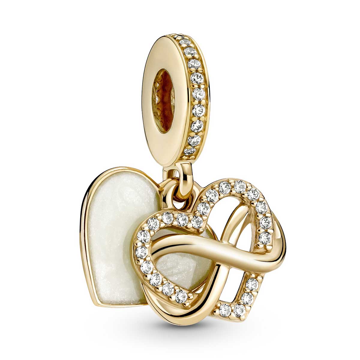 Pandora Sparkling Infinity Heart Dangle Charm: Precious Accents, Ltd.