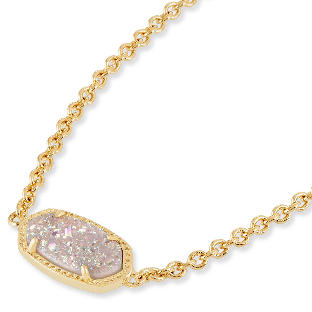 Kendra Scott Elaina Gold Adjustable Chain Bracelet in Iridescent